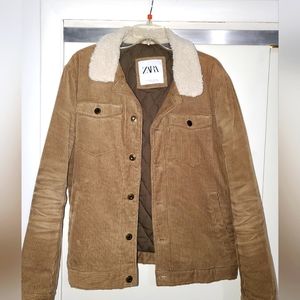 Corduroy denim jacket